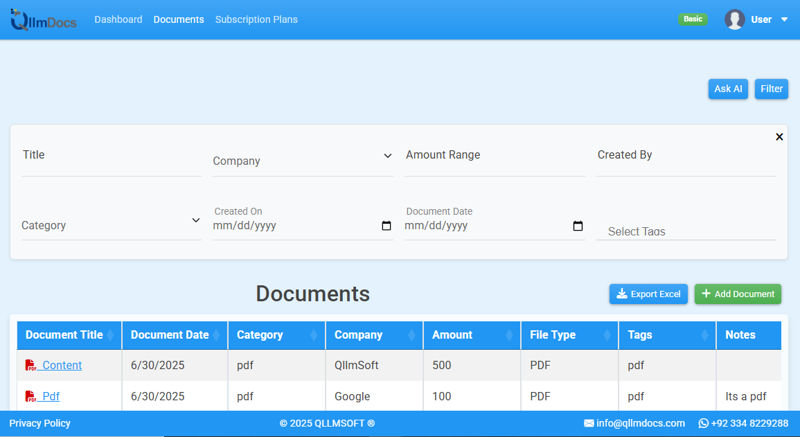 Document Controller 4