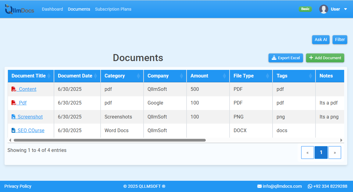 Document Controller 3